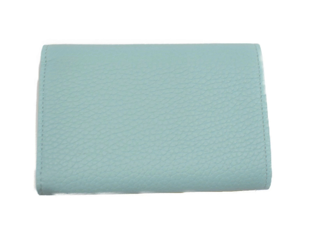 Louis Vuitton Taurillon Compact Folding Wallet Leather Capucines Portefeuille